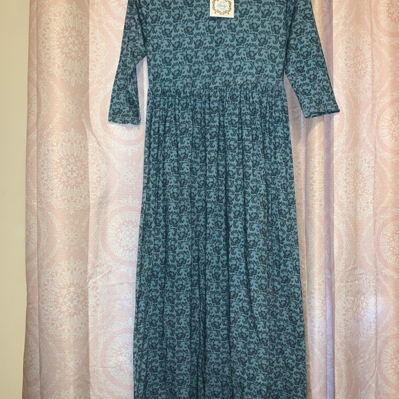 Swanky Lady Vintage maxi dress most wanted blue - Picture 2 of 3